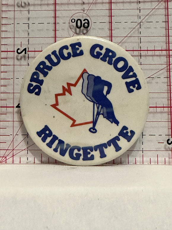 Spruce Grove Ringette Button Pinback