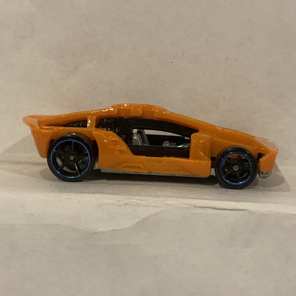 Orange Split Decision Hot Wheels Diecast Car BB
