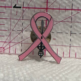 Pink Ribbon Sword Dagger  Lapel Pin