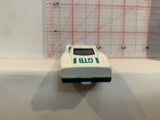 White GTB Sports Racer Unbranded Loose Diecast Car 1/64 ID