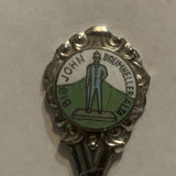 Big John Drumheller Alta Alberta Mascot Collectable Souvenir Spoon EF