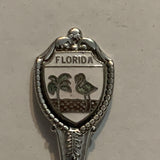 Florida Palm Tree Flamingo Collectable Souvenir Spoon BY