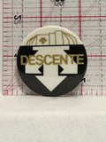 Descente Logo Button Pinback
