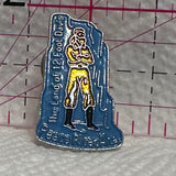 Peace River Alberta The Land of 12 Foot Davis  Lapel Pin