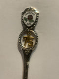 Innisfail Alberta Wild Rose 75th Souvenir Spoon
