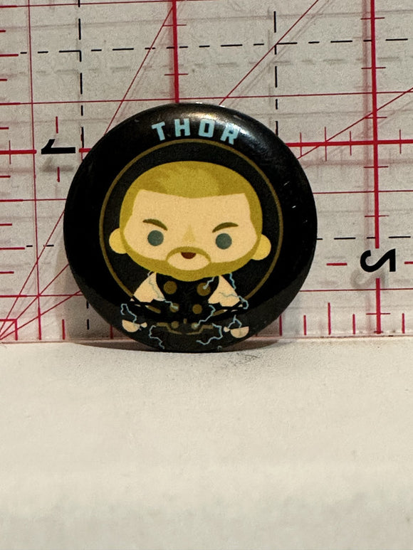 Thor Marvel Superhero Button Pinback