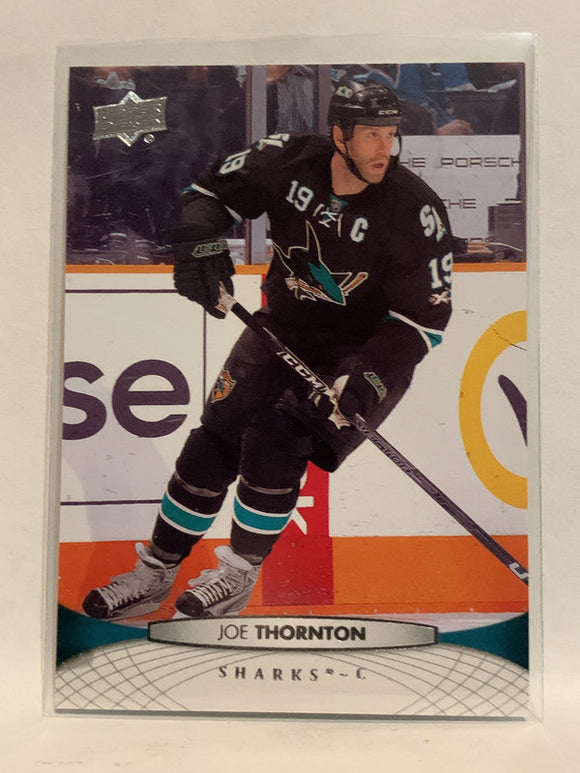 #39 Joe Thornton San Jose Sharks 2011-12 Upper Deck Series One Hockey Card
