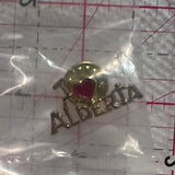 I Love Heart Alberta  Lapel Pin