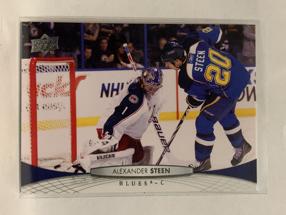 #37 Alexander Steen St Louis Blues 2011-12 Upper Deck Series One Hockey Card