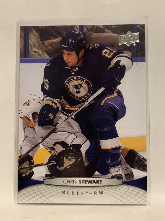 #36 Chris Sstewart St Louis Blues 2011-12 Upper Deck Series One Hockey Card