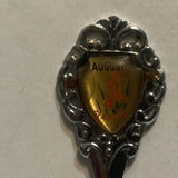 August Gladiolus Flowers Collectable Souvenir Spoon EF