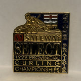 Safeway Select 1999 Provincial Curling Championships Lapel Hat Pin