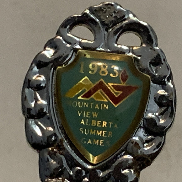 Mountain View Alberta Summer Games 1983 Collectable Souvenir Spoon BY
