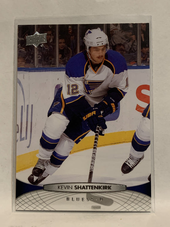 #35 Kevin Shattenkirk St Louis Blues 2011-12 Upper Deck Series One Hockey Card
