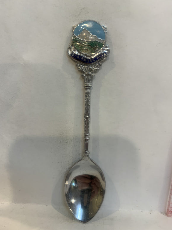 Blairmore Alta Mountain Alberta Souvenir Spoon