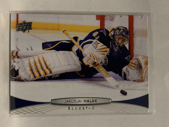 #32 Jaroslav Halak St Louis Blues 2011-12 Upper Deck Series One Hockey Card