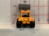 Orange Tractor Shovel 1976 Matchbox Loose Diecast Car 1/64 IE