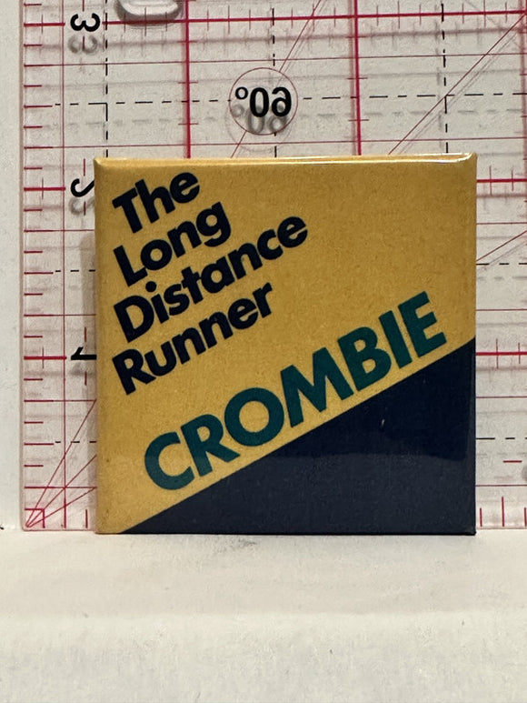 The Long Distance Runner Crombie Button Pinback