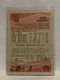 #48 Jon Casey Minnesota North Stars 1989-90 O-Pee-Chee Hockey Card