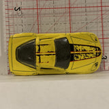 Yellow C6 Corvette ©2003 Hot Wheels Diecast Car BB