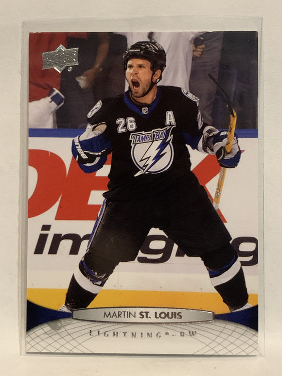 #28 Martin St Louis Tampa Bay Lightning 2011-12 Upper Deck Series One Hockey Card