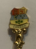 Canada Crest Emblem Maple Leaf Souvenir Spoon