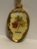 Canada Crest Emblem Maple Leaf Souvenir Spoon