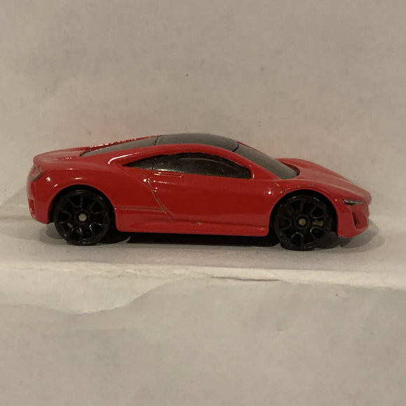 Red 2012 Acura NSX Concept ©2012 Hot Wheels Diecast Car BD