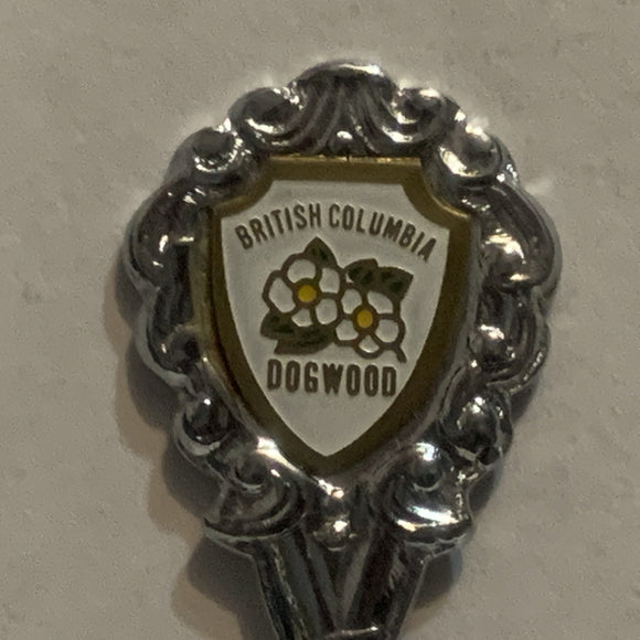 British Columbia Dogwood Flower Collectable Souvenir Spoon EG