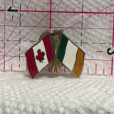 Canada Ireland Friendship Flag  Lapel Pin