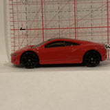 Red 2012 Acura NSX Concept ©2012 Hot Wheels Diecast Car BD