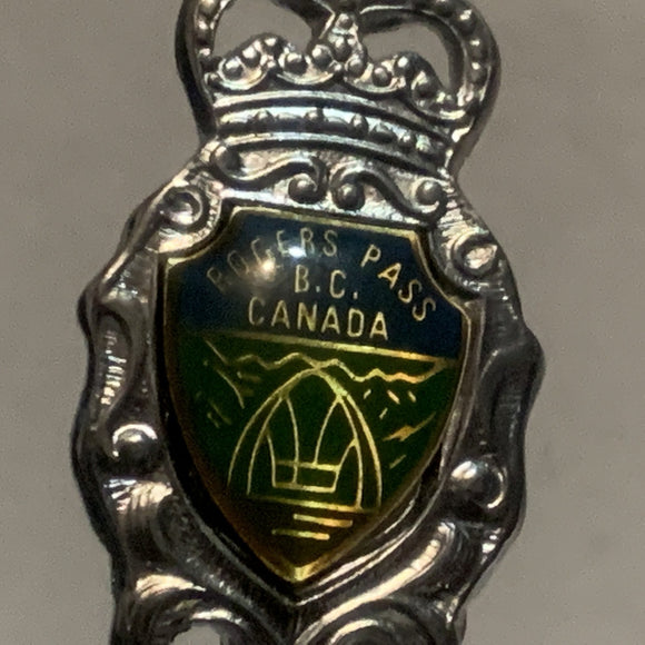 Roger's Pass BC Canada British Columbia Collectable Souvenir Spoon EG