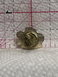 Calgary Alberta White Hat Wild Rose  Lapel Pin