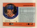 #97 Esa Tikkanen Edmonton Oilers 1990-91 Pro Set Hockey Card