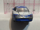 Blue Polizia Porsche 911 Carrera S 1/58 Realtoy Diecast Car