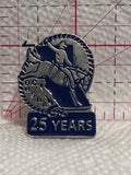 BC HSRA 25 Years Rodeo Logo  Lapel Pin