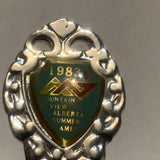 1983 Mountain View Alberta Summer Games Collectable Souvenir Spoon EG