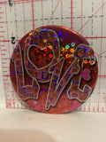 Love Hearts Designs Button Pinback