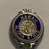 Hawaii Aloha State Crest Collectable Souvenir Spoon BZ