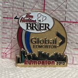 Tim Hortons Brier Edmonton 2013 Global Curling  Lapel Pin