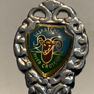 Saskatchewan Bighron Sheep River Crossing Collectable Souvenir Spoon BZ