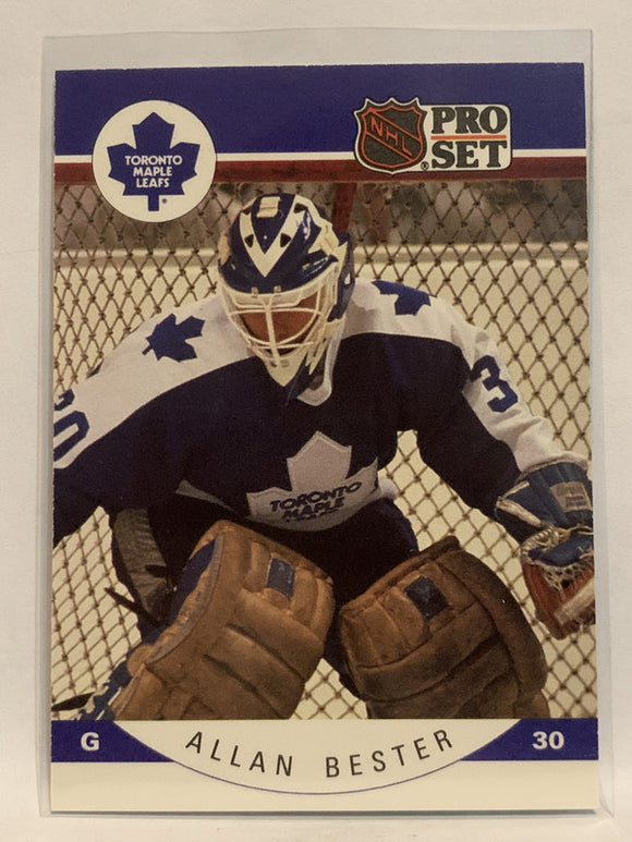 #275 Allan Bester Toronto Maple Leafs 1990-91 Pro Set Hockey Card
