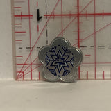 Snowflake Design Lapel Hat Pin