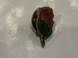 Alberta Poppy Flower Lapel Hat Pin