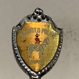 40 Mile Flats Mounted Police Collectable Souvenir Spoon BZ