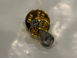 Diamond Angel Lapel Hat Pin