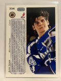 #334 Alexei Yashin Russian Stars 1992-93 Upper Deck Hockey Card