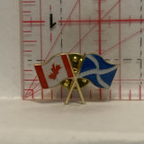 Candian Scotland Friendship Flags Lapel Hat Pin