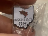 Buckeye State Ohio Lapel Hat Pin