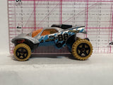 Silver Dakar CDV48 J48 Hot Wheels Diecast Car